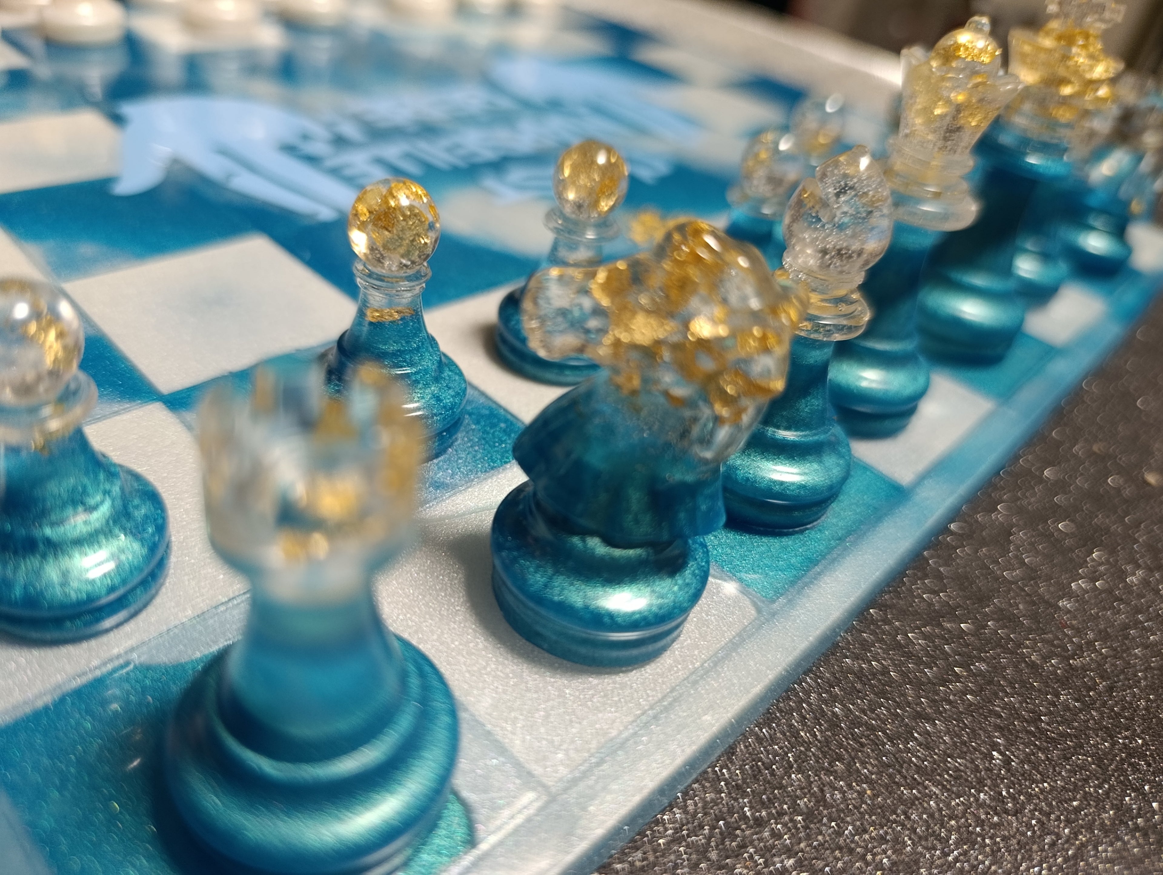 ♟️✨ Azur Royale – Échiquier Collector